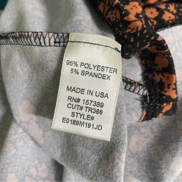 Altar’d State XS Extra Small Floral Black & Orange Dress Going Out Party - Picture 10 of 11